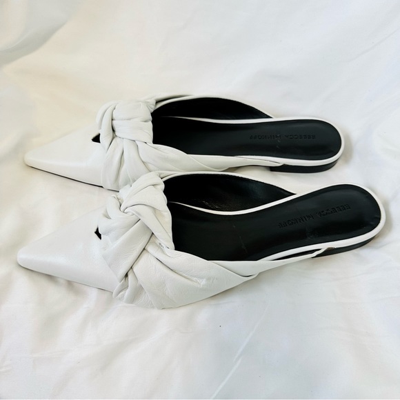 Rebecca Minkoff Coretta White Leather Mules - Picture 8 of 17